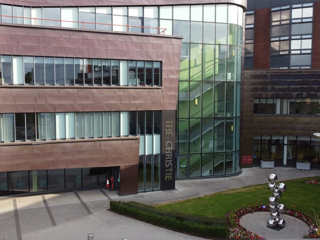 External view of The Christie, Manchester External view of The Christie, Manchester