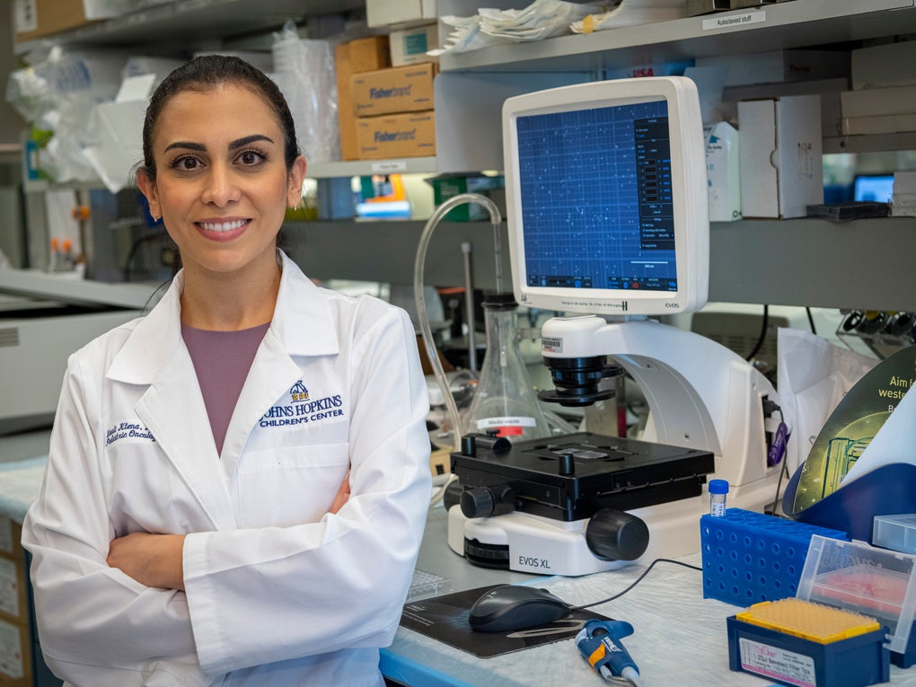 Dr. Yiouli Ktena pictured in her laboratory Dr. Yiouli Ktena pictured in her laboratory