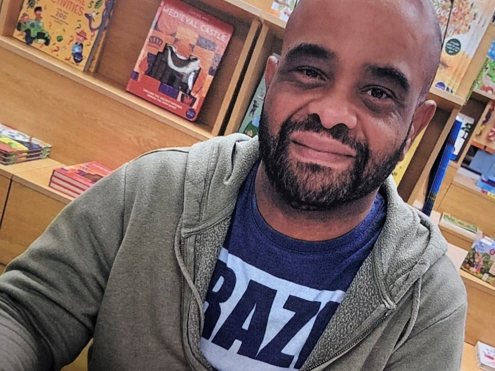 John O'Connor wearing a grey hoodie John O'Connor wearing a grey hoodie