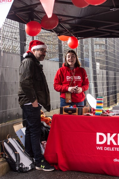 DKMS staff at our stand