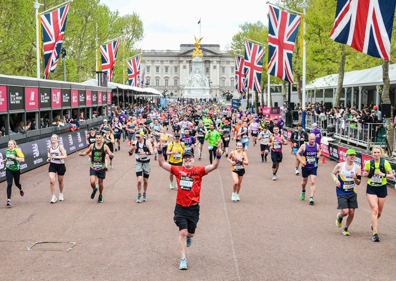 Mike at the 2024 London Marathon for DKMS