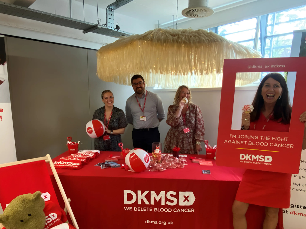 DKMS team at the OTB office DKMS team at the OTB office