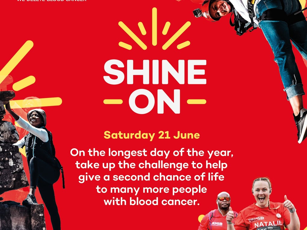 Graphic showing details of Shine On challenge Graphic showing details of Shine On challenge