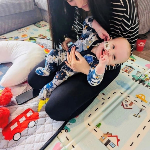 Brooklyn with his Mum, Natassia Brooklyn with his Mum, Natassia