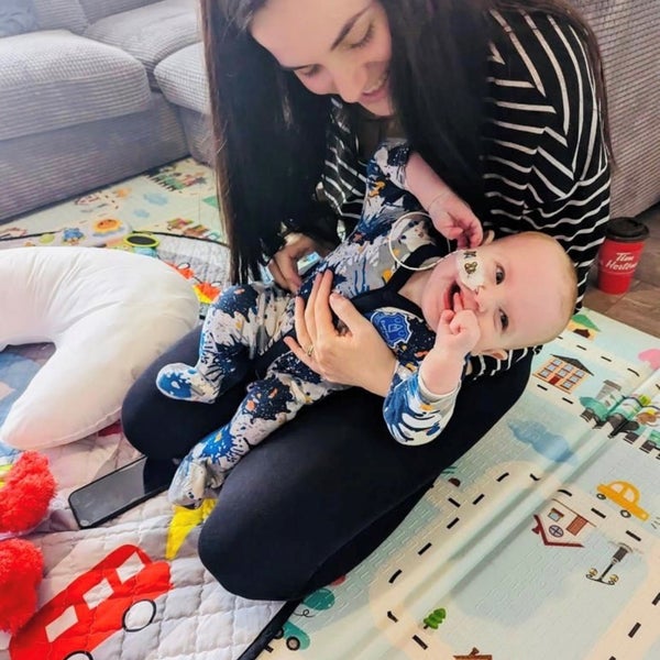 Brooklyn with his Mum, Natassia Brooklyn with his Mum, Natassia