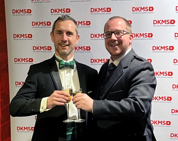 Pete McCleave and Chris Bain, DKMS Scotland