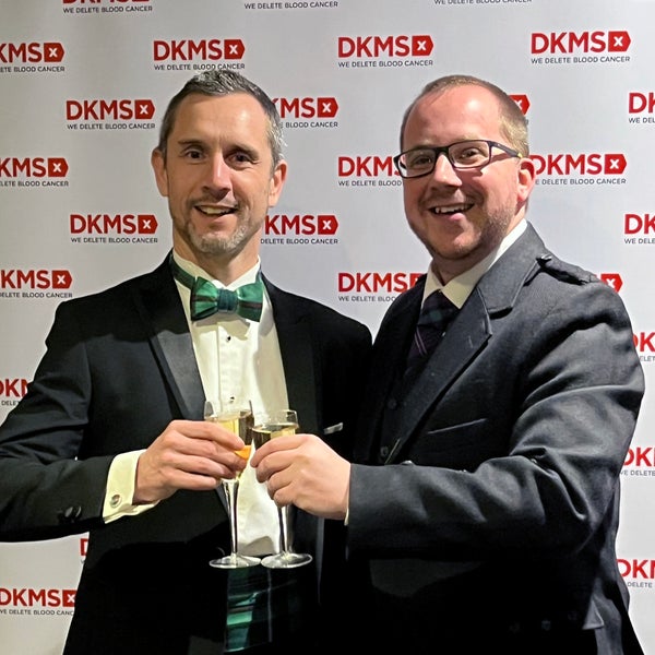 Pete McCleave and Chris Bain, DKMS Scotland Pete McCleave and Chris Bain, DKMS Scotland