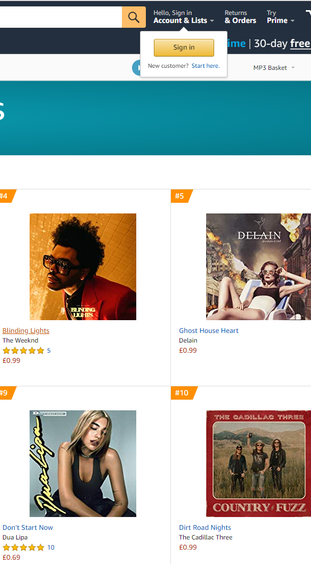 The Tide on Amazon Best Sellers chart
