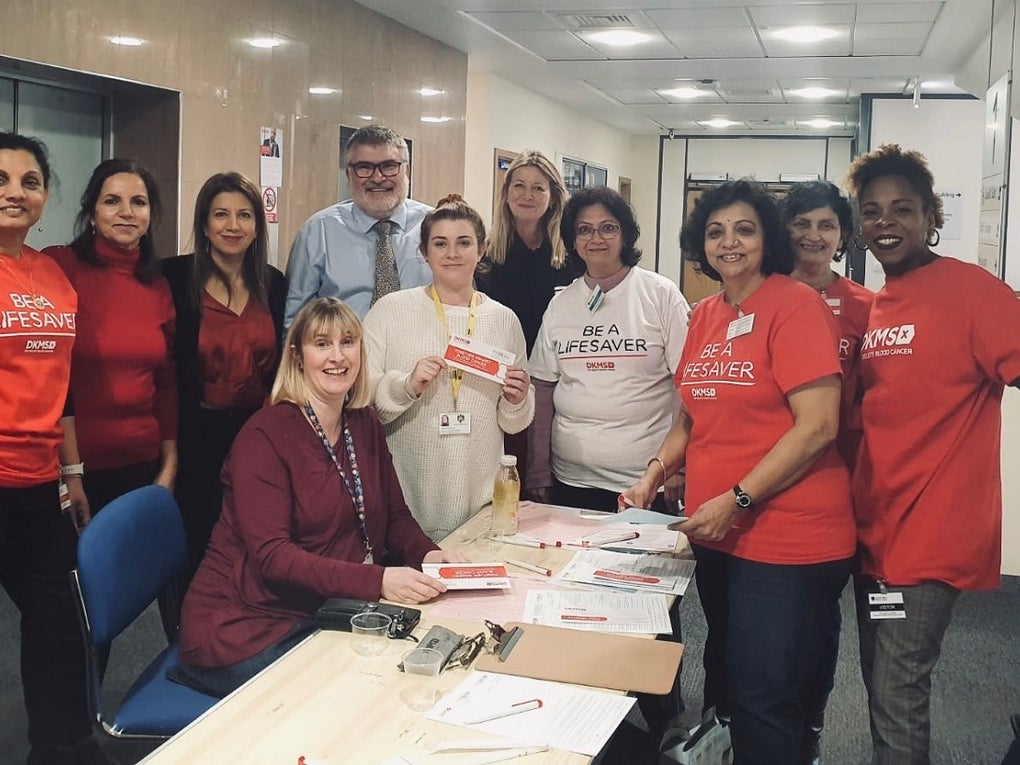 Members of DKMS Bedford hub Members of DKMS Bedford hub