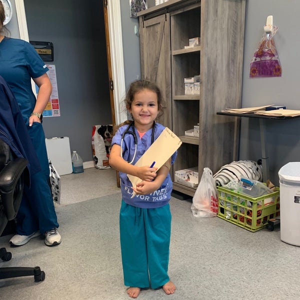A little girl in the hospital A little girl in the hospital
