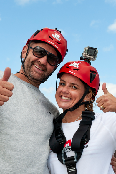 DKMS fundraiser Sally Hurman and husband Gav