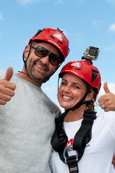 DKMS fundraiser Sally Hurman and husband Gav