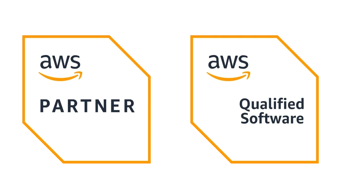 AWS Partner and Qualified Software Badges