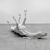 Daphne Wright, Stallion, 2009, Marble dust and resin, IMMA Collection, Purchase, 2023. Image © the artist. Courtesy the artist and Frith Street Gallery, London. Photo Credit: Alex Delfanne. Commissioned by Carlow County Council