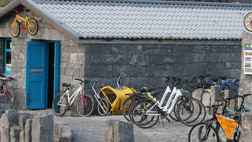 Bikes for rent at Rothai Inis Oirr Aran Islands County Galway