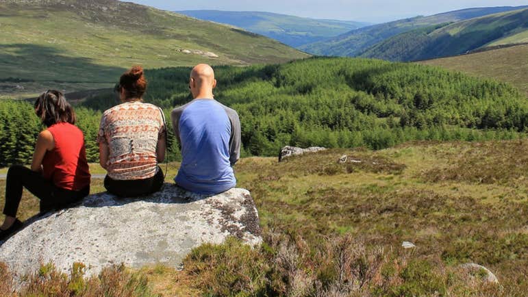 People looking at scenery