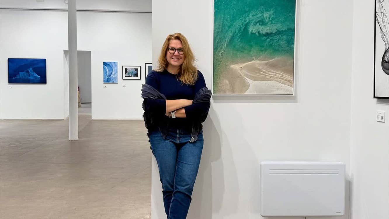 Olga Derevyanko a Ukrainian artist in Ireland.