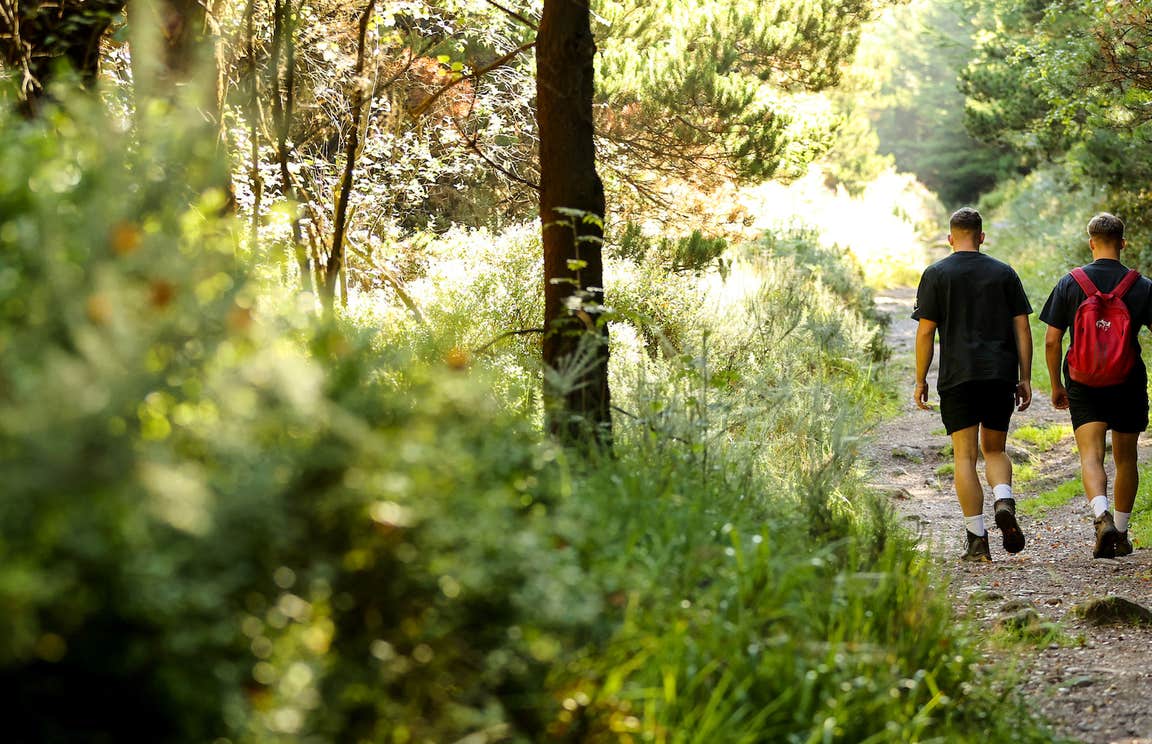 Hikers on the Glen of Aherlow - Rock an Thorabh Loop in Co Tipperary