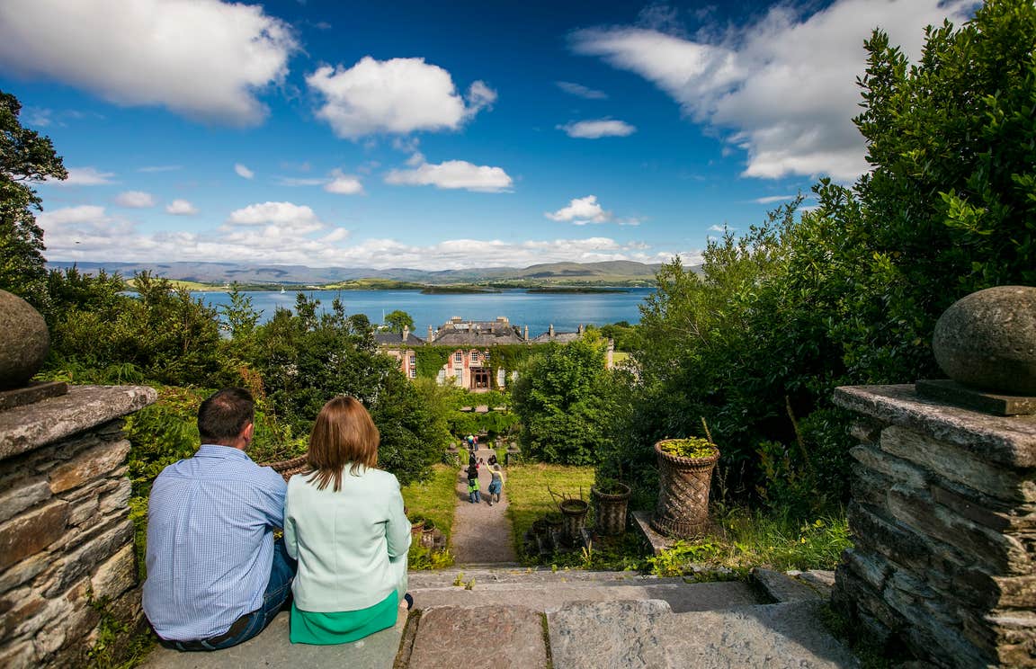 A couple at Bantry House and Gardens in Co Cork