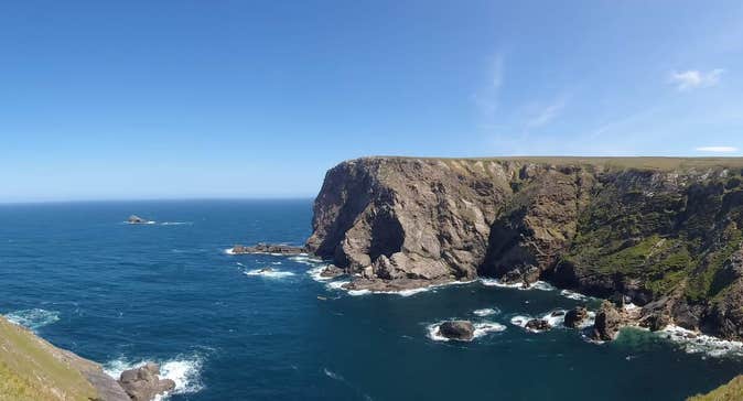 Benwee Head (An Bhinn Bhuí), Kilgalligan, Co Mayo