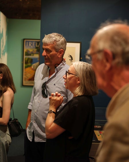 Visitors are exploring the 'Come Fly With Me' exhibit