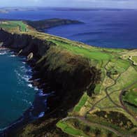 A narrow strip of land at the Old Head of Kinsale in County Cork.