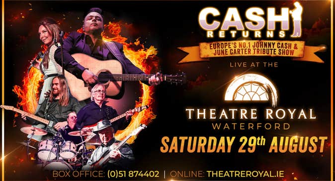 Poster for Johnny Cash & June Carter Tribute show