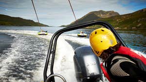 Image of speed boating