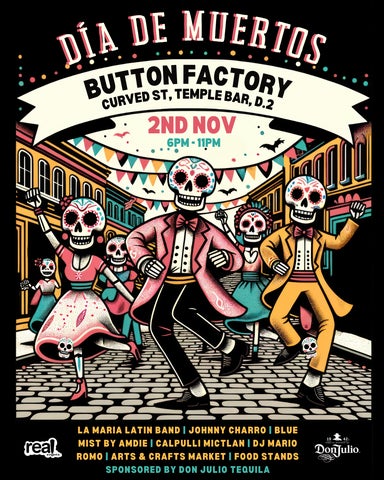 Dublin's authentic Dia de Muertos event in Temple Bar