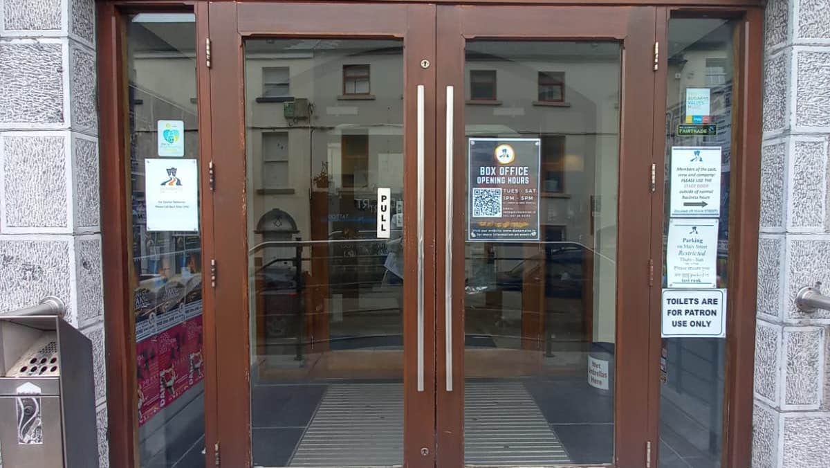 The front door to Portlaoise Community Tourist Office