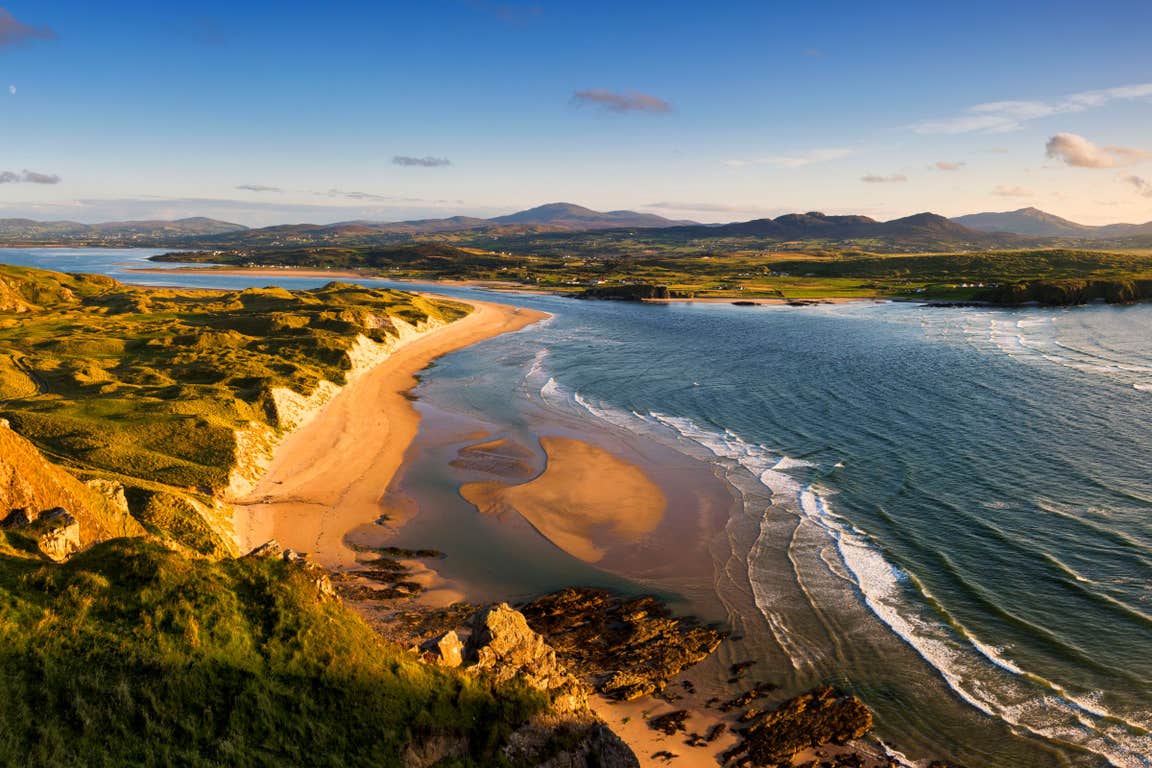 Image of  a beach in Inishowen in County Donegal