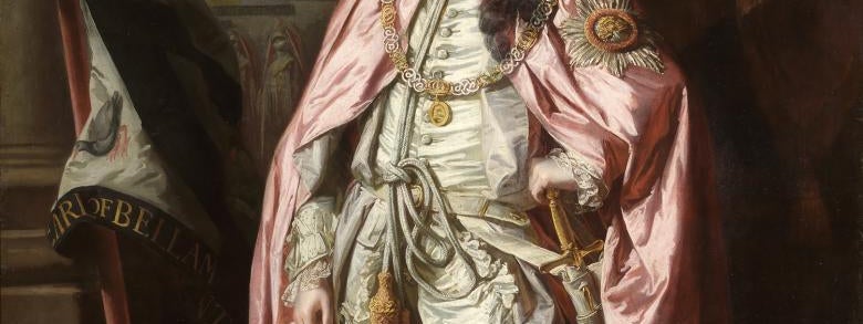 Joshua Reynolds (1723-1792), Portrait of Charles Coote, 1st Earl of Bellamont (1738-1800), in Robes of the Order of the Bath, 1773-1774. Photo © National Gallery of Ireland