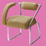 Image of the Non-Conformist chair, on display in the Museum's Eileen Gray exhibition