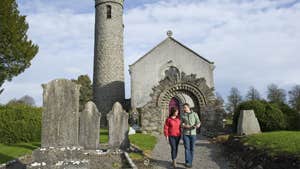 Castledermot Round Tower & High Cross & St. Davids Graveyard