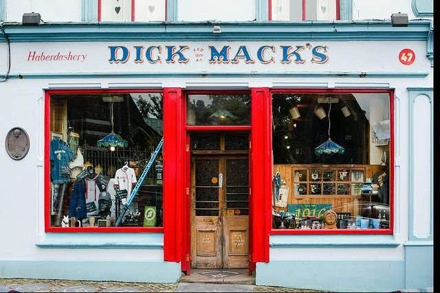 Exterior image of Dick Mack's pub in Dingle, County Kerry