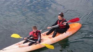 2 people in Canoe Adrigole