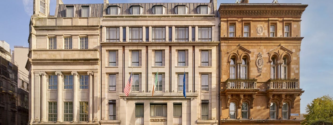 Front view of hotel