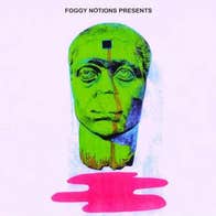 4 men seated on black stools casting shadows on white background.