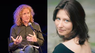 Louis de Paor and Halyna Kruk.