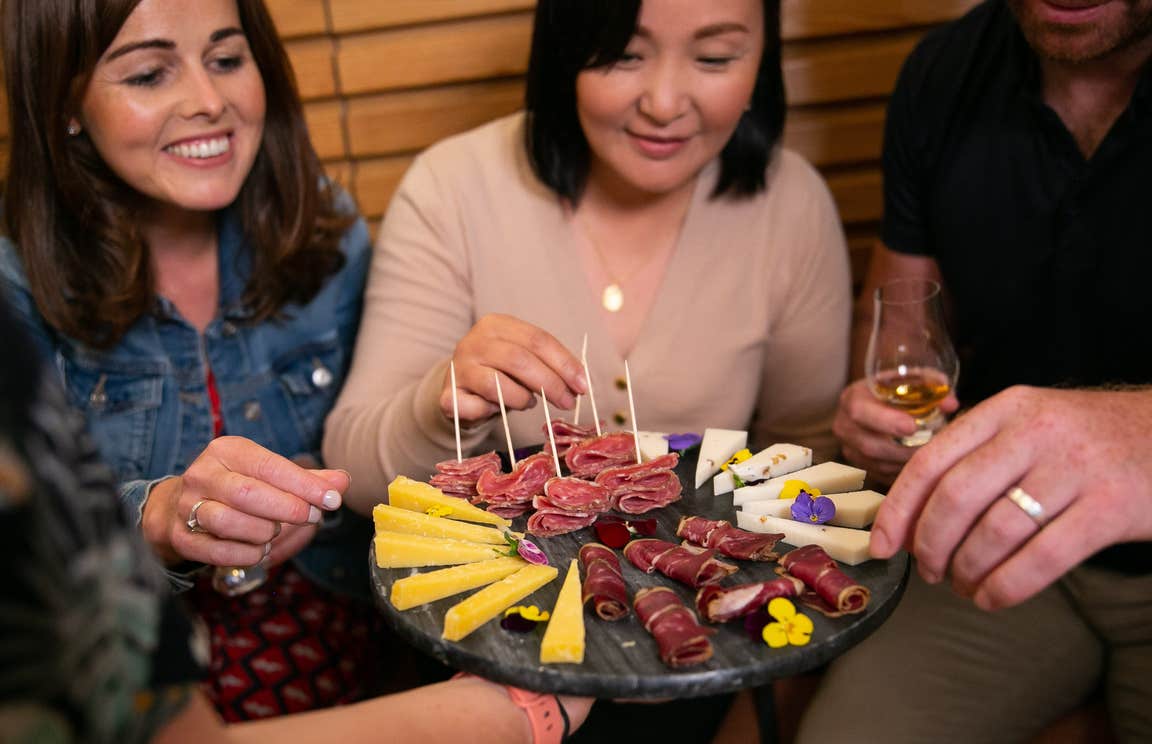 People on a tour with Galway Food Tours in Galway city