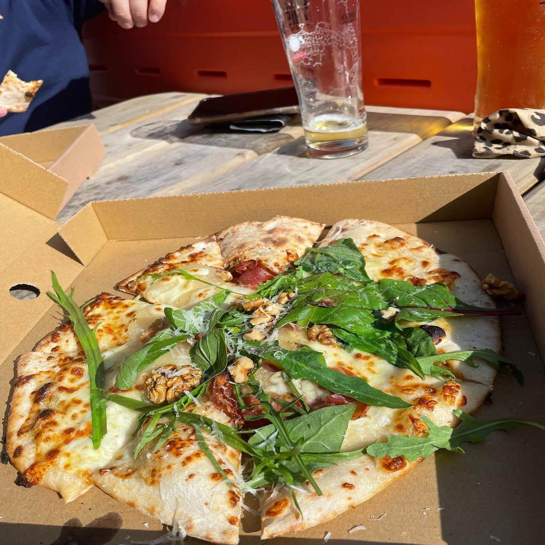A pizza from the Rusty Oven in Dunfanaghy in County Donegal.
