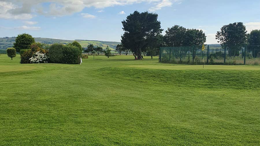 The putting green at Cunnigar Pitch and Putt at Dungarvan in County Waterford