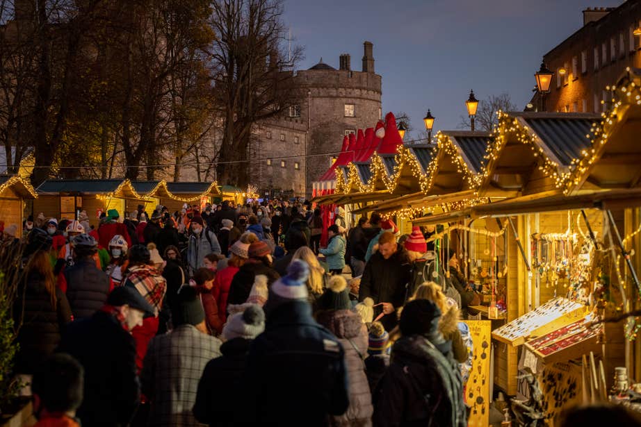 Stroll through Yulefest in Kilkenny.