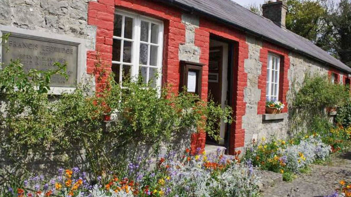 Francis Ledwidge Museum view of the historic stone cottage exterior