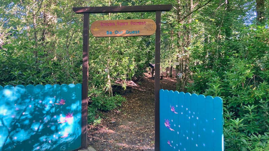 Walk into a fairytale at Erica's Fairy Forest.