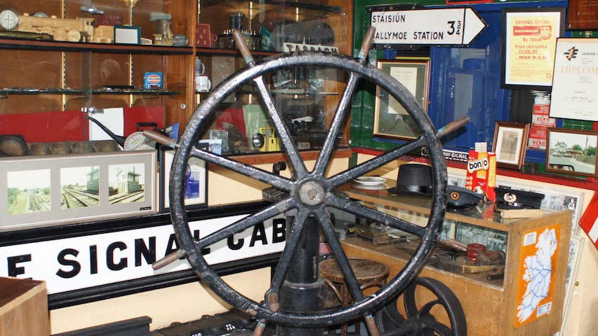 Exhibits at Castlerea Railway Museum Castlerea County Roscommon