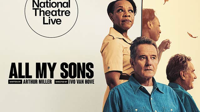 Poster for Cinema: All My Sons by Arthur Miller - a man and woman reflected in a mirror