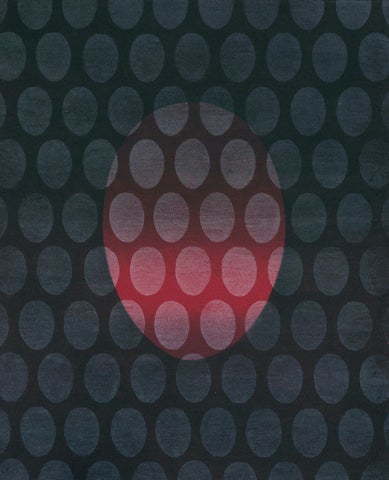 In response to Lafcadio Hearn’s ‘Mujina’, Woodblock, 42 x 34 cm, 2023