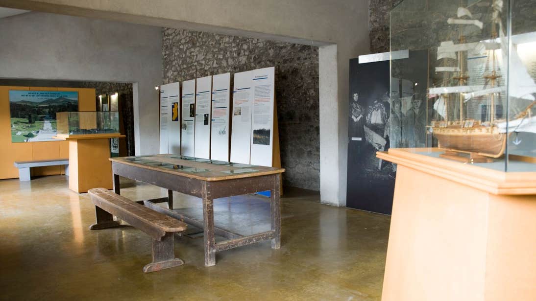 Exhibits at the National Famine Museum in Strokestown Park House, Co. Roscommon