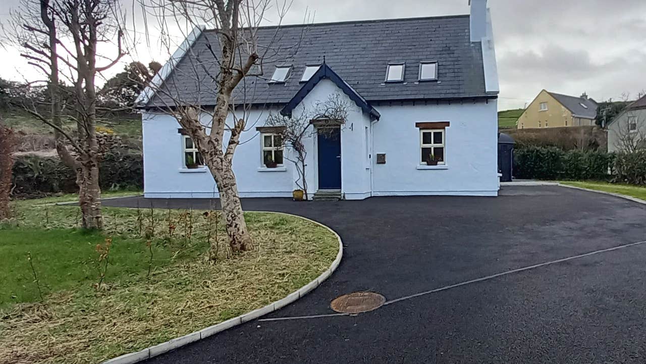 Front view of cottage